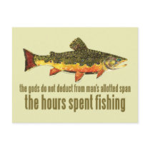 Old Fishing Saying Postcards