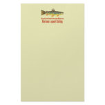 Old Fishing Saying Custom Stationery