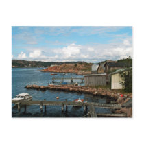 Old fishing sheds postcards