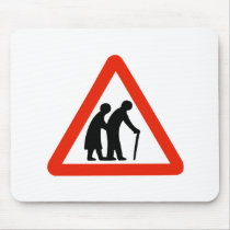 old folks mouse pad