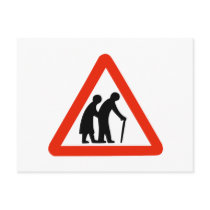 old folks postcards