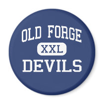Old Forge - Devils - High - Old Forge Pennsylvania magnets