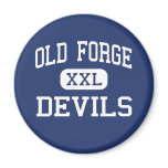 Old Forge - Devils - High - Old Forge Pennsylvania Magnet