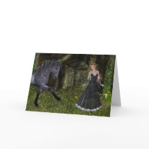 'Old Friends' ~ An Elf & Black Horse Series cards