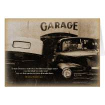 Old Garage   ~ Russell Baker cards