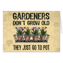 Old Gardeners Greeting Cards