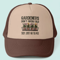 Old Gardeners hats by HobbyTees Old Gardeners hats