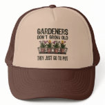 Old Gardeners Trucker Hats