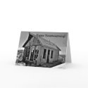 Old gas station, Happy Housewarming! card