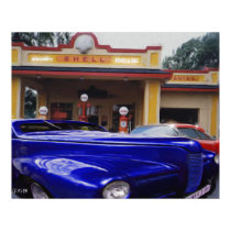 Old Gas Station posters