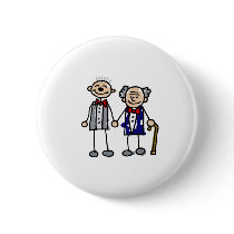 Old Gay Couple Buttons