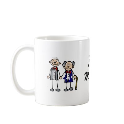 Old Gay Couple Coffee Mugs by samesexmarriage
