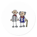 Old Gay Couple sticker