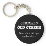 Old Geezer - Key Ring Keychains