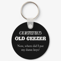 Old Geezer - Key Ring keychains