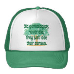 Old Genealogists Never Die Mesh Hat