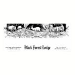 Old German, Bavarian, Black Forest Business Sign posters