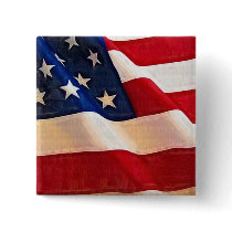Old Glory American Flag Ripples Pin