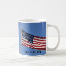 OLD GLORY FLAG CUP COFFEE MUG