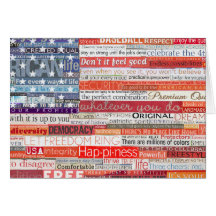 Old Glory Greeting Card