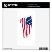 Old Glory iPhone 4 Decal
