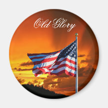 OLD GLORY REFRIGERATOR MAGNETS