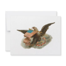 Old Glory's Eagle Personalized Announcement