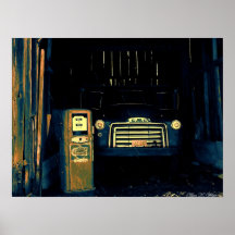 Old GMC Farming Truck Print