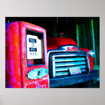 Old GMC Farming Truck Print