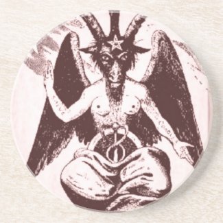 Old Goat Of Me- Drink Coaster Or Ritual Alter Piec coaster