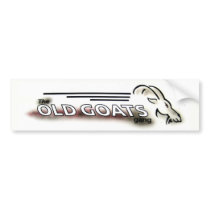 Old Goats Gang Bumper Sticker bumper stickers by PacersAuto Old Goats Gang Bumper Sticker bumper stickers
