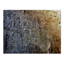 Old Graffiti in the Tower of London postcards