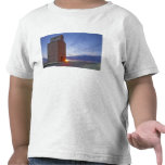 Old granary at Collins Montana at sunrise Tees