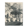 old graveyard post card