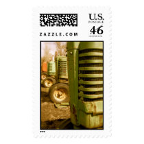 Old Green Tractor Grills Stamp