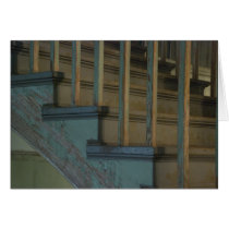 Old Green Wooden Stairs cards