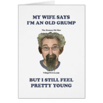 Old Grump Wife Says Cards