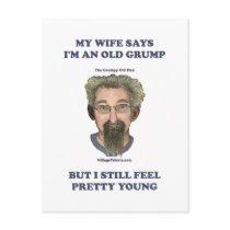 Old Grump Wife Says Post Card
