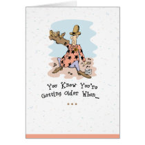 Old Guy Birthday Card cards