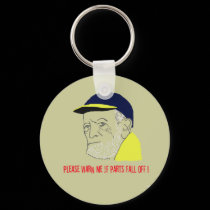 Old Guy Keychain