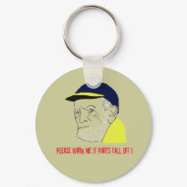 Old Guy Keychain