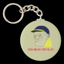 Old Guy Keychain