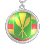 Old Hawaiian Flag With Bubble Necklace