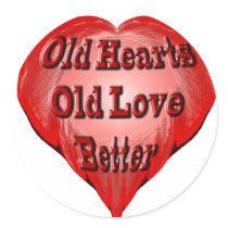 Old Heart Love Better Stickers