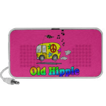 Old Hippie Bus Doodle Speaker