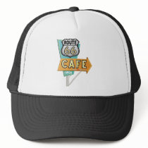 Old Historic Route Sign hats