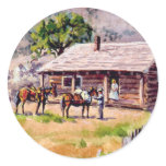 OLD HOMESTEAD by SHARON SHARPE Stickers