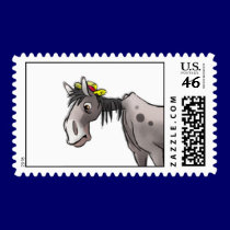 old horse postage stamp