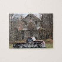 Old House And Pickup  Puzzle