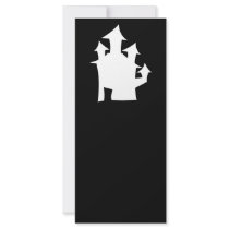 Old House, in White. Custom Rack Cards